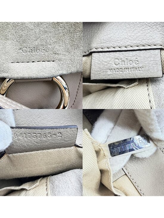 Chloé Grey Leather Backpack main image 6